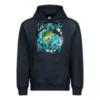 Navy i d rather be fishing Urban Hoodie - AdoDesignShop