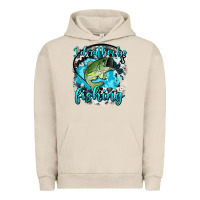 Pigment French Oak i d rather be fishing Urban Hoodie - AdoDesignShop