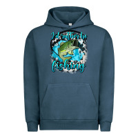 Pigment Midnight Navy i d rather be fishing Urban Hoodie - AdoDesignShop