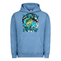 Pigment Pebble Blue i d rather be fishing Urban Hoodie - AdoDesignShop