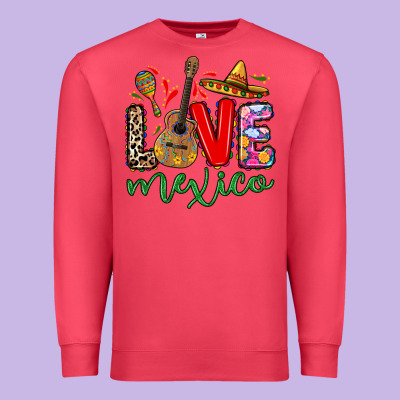 Premium Sweatshirt Love Mexico
