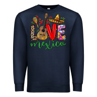 Navy Love Mexico Premium Sweatshirt - RanaPortraitStore