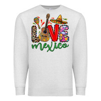 Oatmeal Heather Love Mexico Premium Sweatshirt - RanaPortraitStore