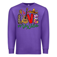 Purple Love Mexico Premium Sweatshirt - RanaPortraitStore