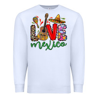 White Love Mexico Premium Sweatshirt - RanaPortraitStore