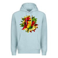 Blue Mist juneteenth sunflower Premium Hoodie - HRA Design Shop