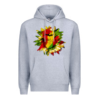 Heather Grey juneteenth sunflower Premium Hoodie - HRA Design Shop