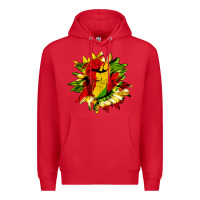 Red juneteenth sunflower Premium Hoodie - HRA Design Shop