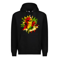 Black juneteenth sunflower Premium Hoodie - HRA Design Shop