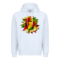 White juneteenth sunflower Premium Hoodie - HRA Design Shop