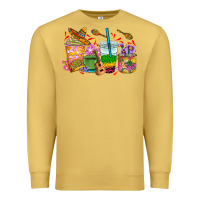 Antique Gold Mexico coffee cups Premium Sweatshirt - RanaPortraitStore