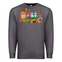 Charcoal Heather Mexico coffee cups Premium Sweatshirt - RanaPortraitStore
