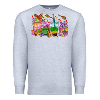 Heather Grey Mexico coffee cups Premium Sweatshirt - RanaPortraitStore