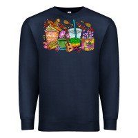 Navy Mexico coffee cups Premium Sweatshirt - RanaPortraitStore