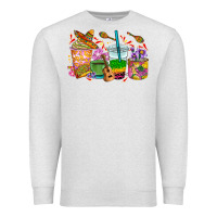 Oatmeal Heather Mexico coffee cups Premium Sweatshirt - RanaPortraitStore