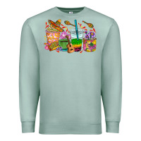 Seafoam Mexico coffee cups Premium Sweatshirt - RanaPortraitStore