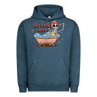 Pigment Midnight Navy do i look like i give a duck Urban Hoodie - JahusDesignShop