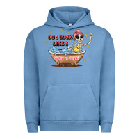 Pigment Pebble Blue do i look like i give a duck Urban Hoodie - JahusDesignShop