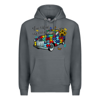Rock love needs no words Premium Hoodie - CowhideDigitalArt