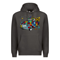 Smoke love needs no words Premium Hoodie - CowhideDigitalArt