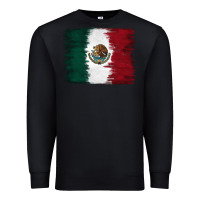 Black Mexican Flag Premium Sweatshirt - RanaPortraitStore
