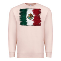 Pale Pink Mexican Flag Premium Sweatshirt - RanaPortraitStore