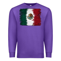 Purple Mexican Flag Premium Sweatshirt - RanaPortraitStore