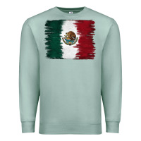Seafoam Mexican Flag Premium Sweatshirt - RanaPortraitStore