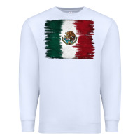 White Mexican Flag Premium Sweatshirt - RanaPortraitStore