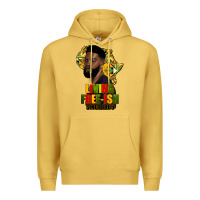 Antique Gold juneteenth living freeish since 1865 Premium Hoodie - HRA Design Shop