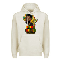 Oatmeal Heather juneteenth living freeish since 1865 Premium Hoodie - HRA Design Shop