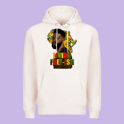 Juneteenth Living Freeish Since 1865 Premium Hoodie Designed By Hra Design Shop