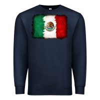 Navy Mexican flag Premium Sweatshirt - RanaPortraitStore