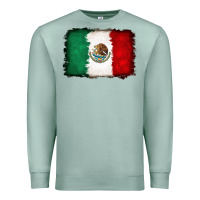 Seafoam Mexican flag Premium Sweatshirt - RanaPortraitStore