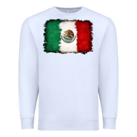 White Mexican flag Premium Sweatshirt - RanaPortraitStore