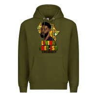 Army Green juneteenth living freeish since 1865 Premium Hoodie - HRA Design Shop