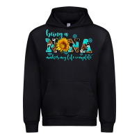 Black being a nana makes my life complete Urban Hoodie - AdoDesignShop