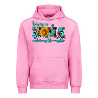 Fuchsia Pink being a nana makes my life complete Urban Hoodie - AdoDesignShop