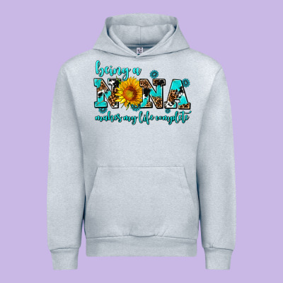Being A Nana Makes My Life Complete Urban Hoodie Designed By Adodesignshop