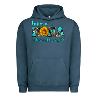 Pigment Midnight Navy being a nana makes my life complete Urban Hoodie - AdoDesignShop