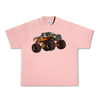 Salmon monster truck Urban Heavy Tee - Artiststas