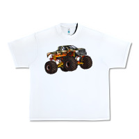 White monster truck Urban Heavy Tee - Artiststas
