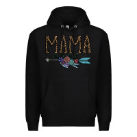 Black mama Premium Hoodie - CowhideDigitalArt