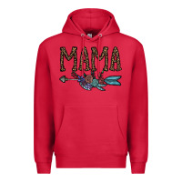 Cardinal mama Premium Hoodie - CowhideDigitalArt