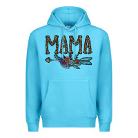 Ocean Blue mama Premium Hoodie - CowhideDigitalArt