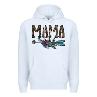 White mama Premium Hoodie - CowhideDigitalArt
