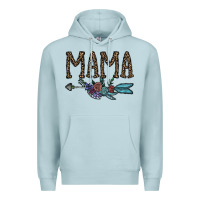Blue Mist mama Premium Hoodie - CowhideDigitalArt
