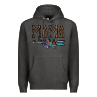 Charcoal Heather mama Premium Hoodie - CowhideDigitalArt