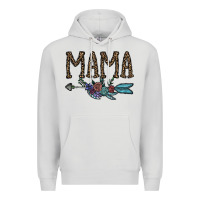 Dove Grey mama Premium Hoodie - CowhideDigitalArt