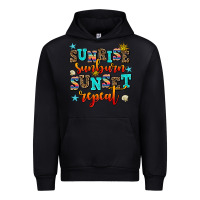 Black sunrise sunburn sunset repeat Urban Hoodie - AdoDesignShop